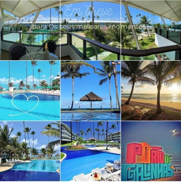 Excelente Flat 3 Quartos Pra 10 Pessoas No Ancorar Flat Resort Porto de Galinhas Exterior foto